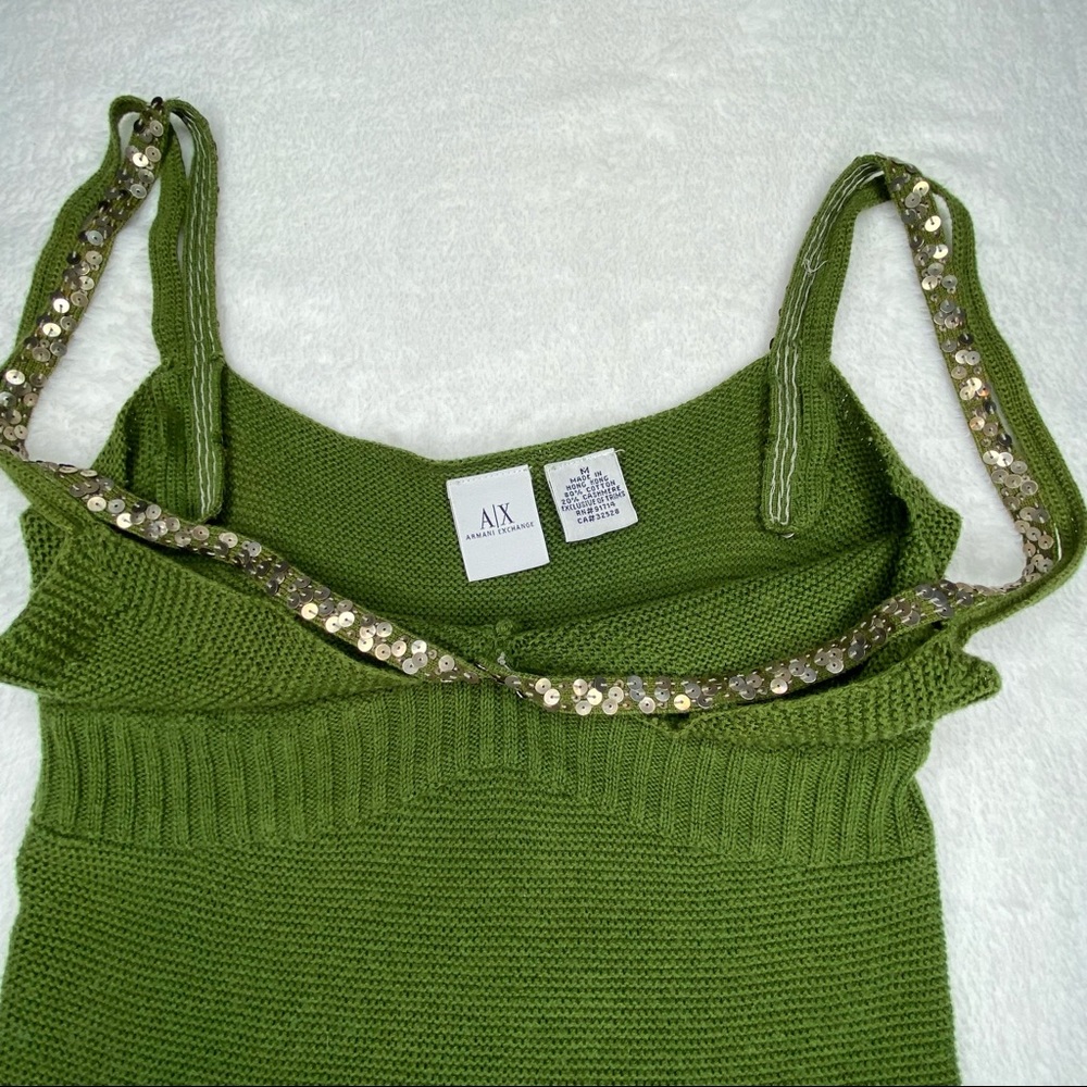 A/X Armani Exchange Knit Camisole green Medium - Picture 6 of 8